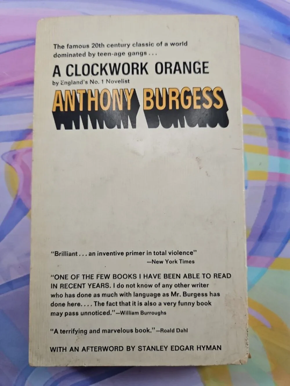 Anthony Burgess - A Clockwork Orange (Paperback, 1970) 4th Ballantine Printing
